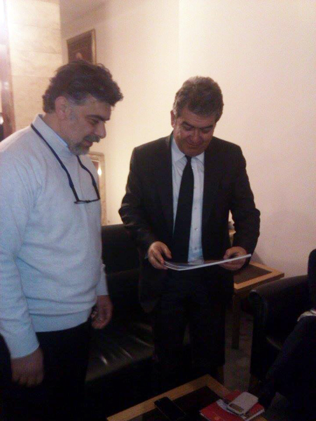 CHP eskişehir milletvekili Prof. Dr. Süheyl Batum ile beraber..