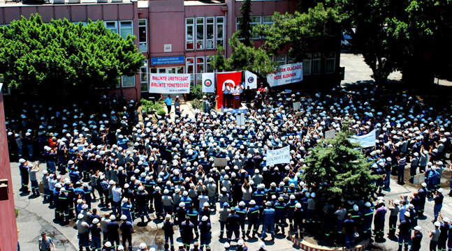 çelik işçileri eylem (3)