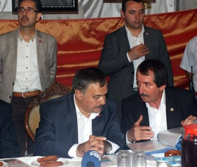 Vurucu, Bakan Eroğlu ile