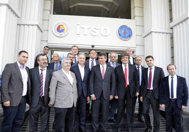 feyzioğlu itso da ekonomiyi görüüştü