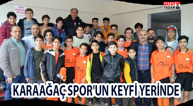 KARAAĞAÇ SPOR’UN KEYFİ YERİNDE