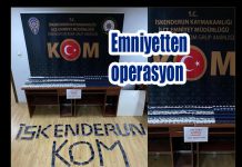 Emniyetten operasyon