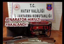 JENARATÖR HIRSIZI YAKALANDI!