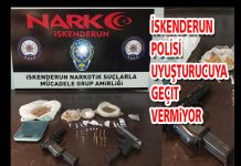 İSKENDERUN POLİSİ UYUŞTURUCUYA GEÇIT VERMiYOR