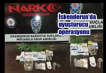 İskenderun’da uyuşturucu operasyonu