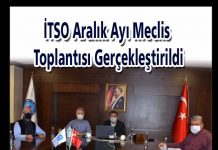 İTSO Aralık Ayı Meclis Toplantısı Gerçekleştirildi