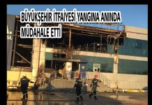 BÜYÜKŞEHİR İTFAİYESİ YANGINA ANINDA MÜDAHALE ETTİ