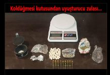 Koldüğmesi kutusundan uyuşturucu zulası…