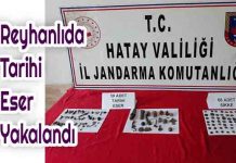 Reyhanlıda Tarihi Eser Yakalandı