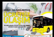 SAĞLIK ÇALIŞANLARINA ÜCRETSİZ ULAŞIM SÜRESİ 30 HAZİRAN’A KADAR UZATILDI