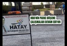 HBB’NİN PARKE DÖŞEME ÇALIŞMALARI DEVAM EDİYOR