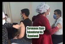 Coronavac Aşısı İskenderun’da Uygulandı