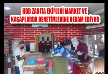 HBB ZABITA EKİPLERİ MARKET VE KASAPLARDA DENETİMLERİNE DEVAM EDİYOR
