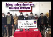 Hatay’da jandarmadan göçmen kaçakçılığı operasyonu