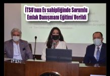 İTSO’nun Ev sahipliğinde Sorumlu Emlak Danışmanı Eğitimi Verildi