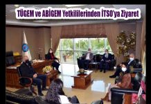 TÜGEM ve ABİGEM Yetkililerinden İTSO’ya Ziyaret