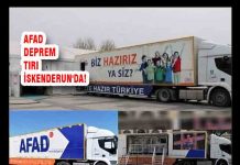 AFAD DEPREM TIRI İSKENDERUN’DA!