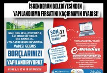 İSKENDERUN BELEDİYESİNDEN YAPILANDIRMA FIRSATINI KAÇIRMAYIN UYARISI!