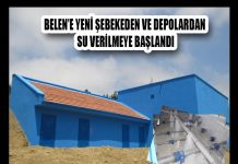 BELEN’E YENİ ŞEBEKEDEN VE DEPOLARDAN SU VERİLMEYE BAŞLANDI