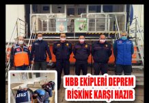 HBB EKİPLERİ DEPREM RİSKİNE KARŞI HAZIR