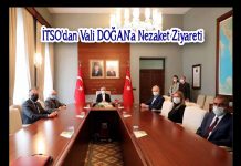 İTSO’dan Vali DOĞAN’a Nezaket Ziyareti