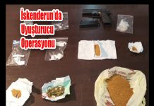 İskenderun’da Uyuşturucu Operasyonu