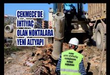 ÇEKMECE’DE İHTİYAÇ OLAN NOKTALARA YENİ ALTYAPI