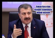Bakan Koca’dan aşılama açıklaması: bugün başlıyor