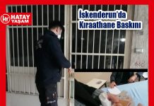 İskenderun’da Kıraathane Baskını