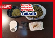 Dörtyol’da uyuşturucu operasyonu: 1 gözaltı