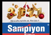 Şampiyon Filtre’den Yeni yıl mesajı
