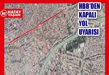 HBB’DEN KAPALI YOL UYARISI