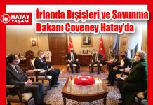 İrlanda Dışişleri ve Savunma Bakanı Coveney Hatay’da
