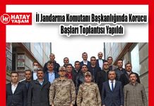 İl Jandarma Komutanı Başkanlığında Korucu Başları Toplantısı Yapıldı