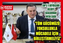CHP’Lİ 11 BÜYÜKŞEHİR BELEDİYE BAŞKANINDAN ORTAK ÇAĞRI: “TÜM GÜCÜMÜZÜ YOKSULLUKLA MÜCADELE İÇİN BİRLEŞTİRMELİYİZ”