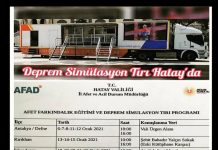 Deprem Simülasyon TIR Hatay’da 4 İlçede…