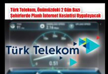 Türk Telekom, Önümüzdeki 2 Gün Bazı Şehirlerde Planlı İnternet Kesintisi Uygulayacak