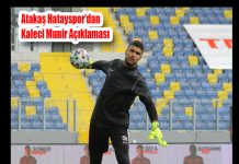 Atakaş Hatayspor’dan Kaleci Munir Açıklaması