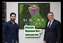 Hatayspor, Muhammed Mert’i kadrosuna kattı