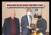 BAŞKAN GÜZEL’DEN HGC BAŞKANI TEMİZYÜREK’E ZİYARET