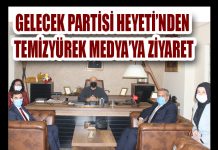GELECEK PARTİSİ HEYETİ’NDEN TEMİZYÜREK MEDYA’YA ZİYARET