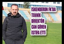 İSKENDERUN FK’DA TEKNİK DİREKTÖR CAN GÜVEN İSTİFA ETTİ