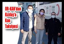 OR-KAN’dan Kızılay’a Kan Takviyesi