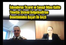İskenderun Ticaret ve Sanayi Odası Kalite Yönetim Sistemi Belgelendirme Denetiminden Başarı İle Geçti