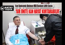 Kan Bağışında Bulunan HBB Başkanı Lütfü Savaş: “BİR ÜNİTE KAN HAYAT KURTARABİLİR”