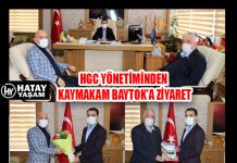 HGC YÖNETİMİNDEN KAYMAKAM BAYTOK’A ZİYARET