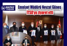 Emniyet Müdürü Nevzat Güneş İTSO’yu ziyaret etti