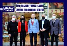 İTSO BAŞKANI YILMAZ ESNAFI GEZEREK SORUNLARINI DİNLEDİ