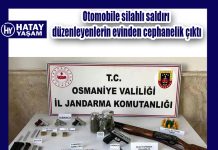 Otomobile silahlı saldırı düzenleyenlerin evinden cephanelik çıktı