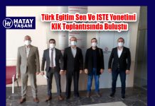 Türk Egitim Sen Ve ISTE Yonetimi KIK Toplantısında Buluştu
